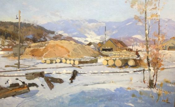 «Лесопилка. Ужгород» 1959 - Кашшай Антон Михайлович