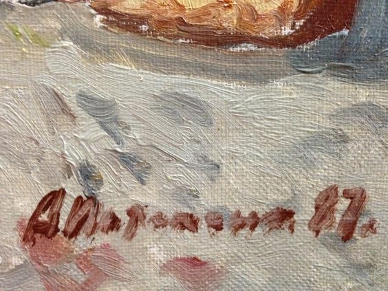 «Натюрморт с хлебами»-Потапенко Андрей Ильич