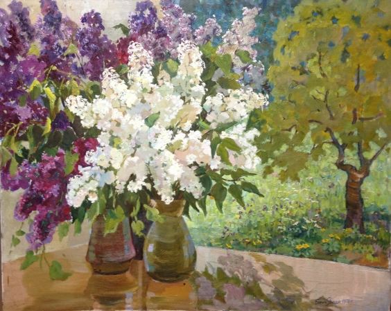 «Сирень в саду» 1978 - Янчак Елена Вацлавовна