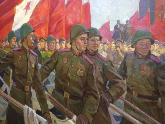 «Парад 1945 го»-Бабак Петр Иванович