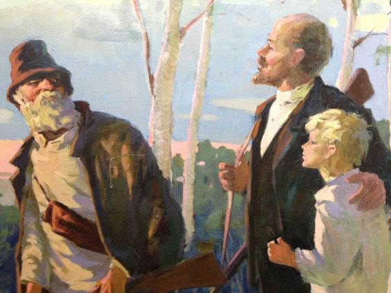 «В.И.Ленин на охоте»-Нестеренко Борис Григорьевич