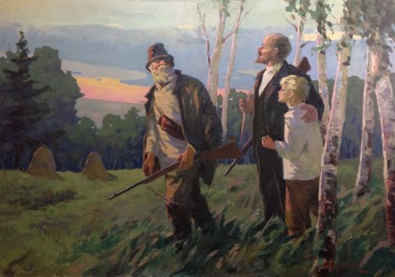 «В.И.Ленин на охоте» 1967 - Нестеренко Борис Григорьевич