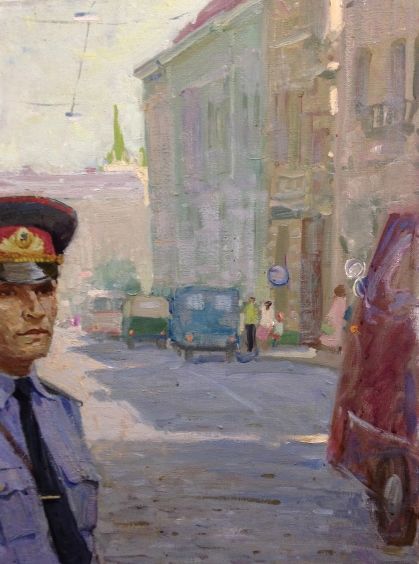 «На посту старшина милиции Пантя»-Клець Иван Тарасович