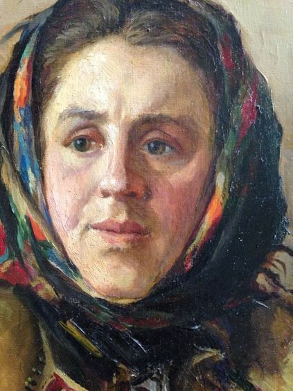 «Гуцулка в национальном праздничном наряде»-Юкляевских Иван Иванович
