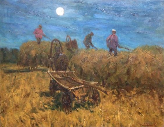 «Уборка сена в ночное» 1995 - Ковтун Виктор Иванович
