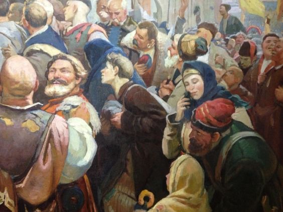 «Навеки с Москвой, навеки с русским народом!»-«Навеки с Москвой, навеки с русским народом!»