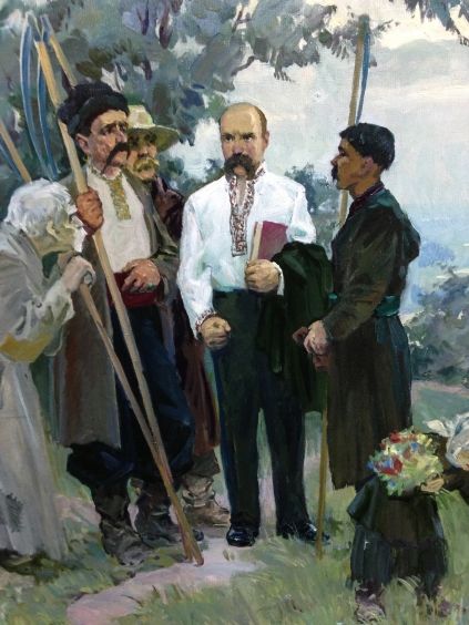«Т.Г. Шевченко и крестьяне»-Павлюк Георгий Николаевич