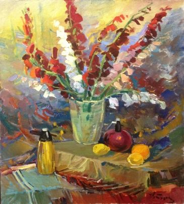 «Гладиолусы» 1970 е - Бурч Василий Васильевич