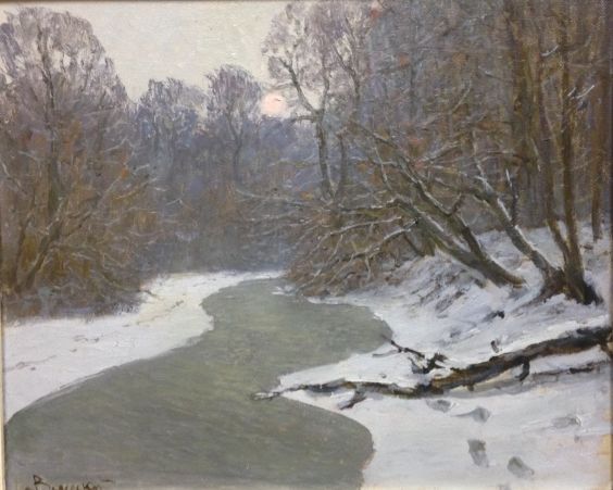 «Зимняя река» 1960 е - Вольский Александр Павлович