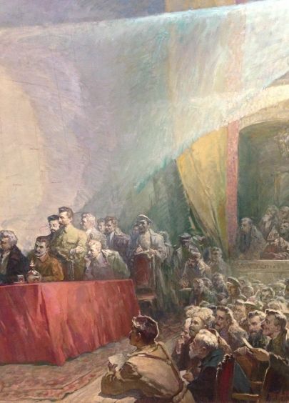 «В.И. Ленин у карты ГОЭЛРО»-Павлюк Николай Артемович