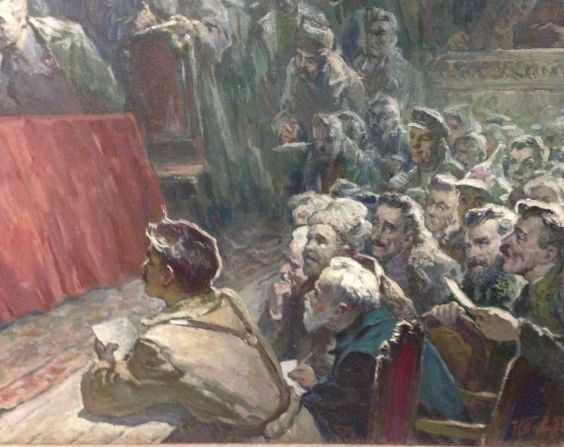 «В.И. Ленин у карты ГОЭЛРО»-Павлюк Николай Артемович