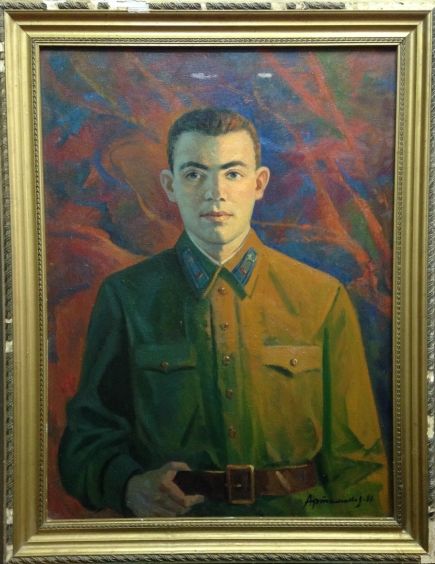 «Портрет Героя СССР Гастелло Н.Ф.»-Артамонов Алексей Михайлович
