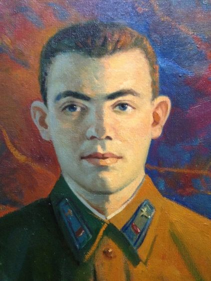 «Портрет Героя СССР Гастелло Н.Ф.»-Артамонов Алексей Михайлович