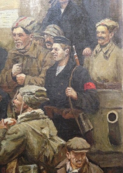 «Октябрь в Смольном»-Осенев Николай Иванович