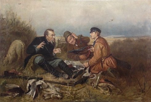 «Охотники на привале» 1950-1960 - Одайник-Самоойленко Зоя Алексаандровна