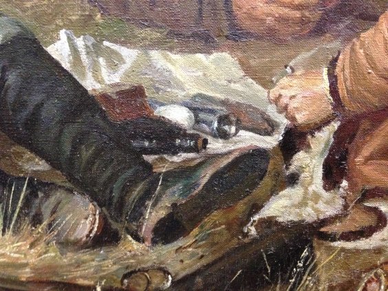 «Охотники на привале»-Одайник-Самоойленко Зоя Алексаандровна