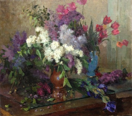 “Lilac and Tulips” 1950 е - “Lilac and Tulips”