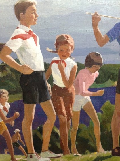 «Гагарин в Артеке»-Ломыкин Константин Матвеевич