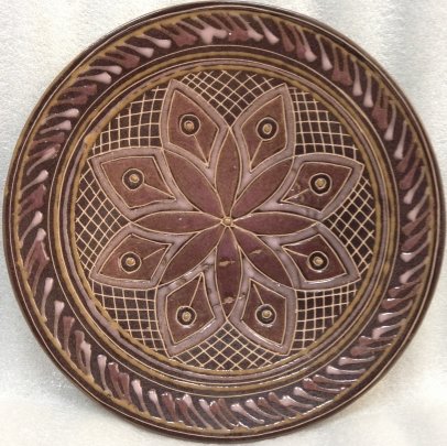 ЛКСФ Декоративная тарелка «Орнамент» 1960 е - ЛКСФ Декоративная тарелка «Орнамент»