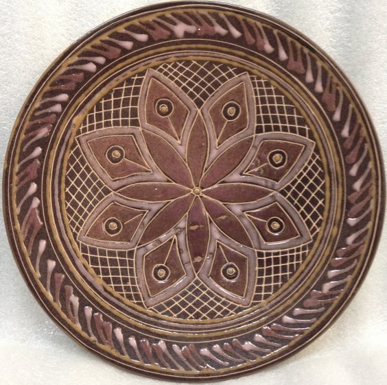 ЛКСФ Декоративная тарелка «Орнамент» 1960 е - ЛКСФ Декоративная тарелка «Орнамент»