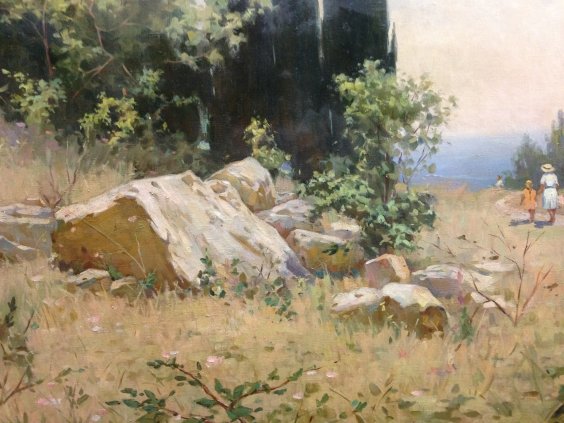 “Crimean landscape-July”-Kalmykov Fedor Batyrbekovich