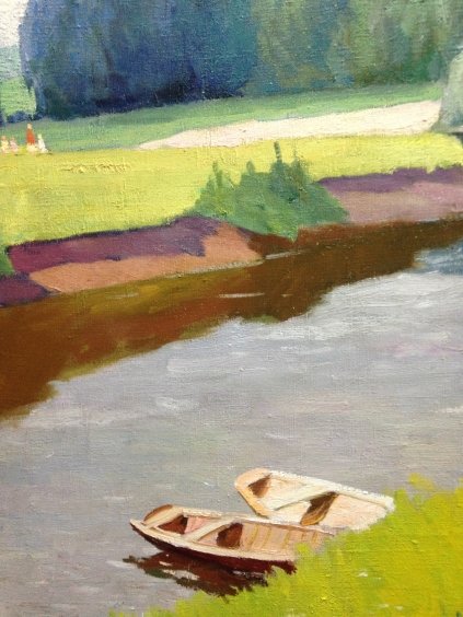 Landscape “By the Lake”-Sobko Petr Stepanovich