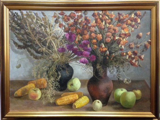 Натюрморт «Осень»-Шаталин Виктор Васильевич