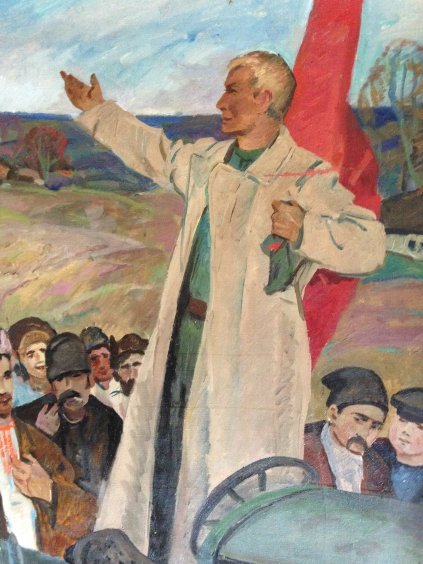 Триптих «Декрет о Земле» (правая часть)-Васецкий Григорий Степанович
