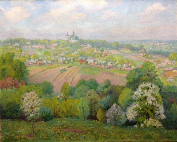 Пейзаж «Родина» 1970 е - Колесник Владимир Артемьевич