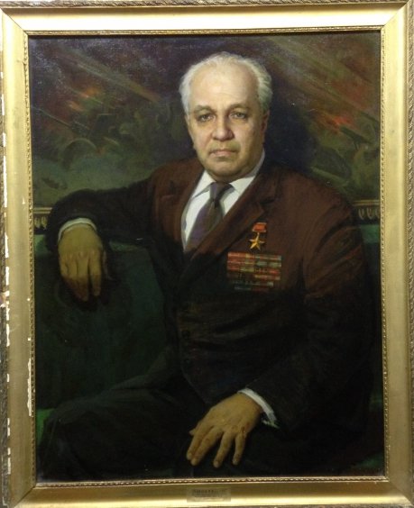 Портрет «Герой Советского Союза Кривокорытов П.Т.»-Семенов Александр Иванович