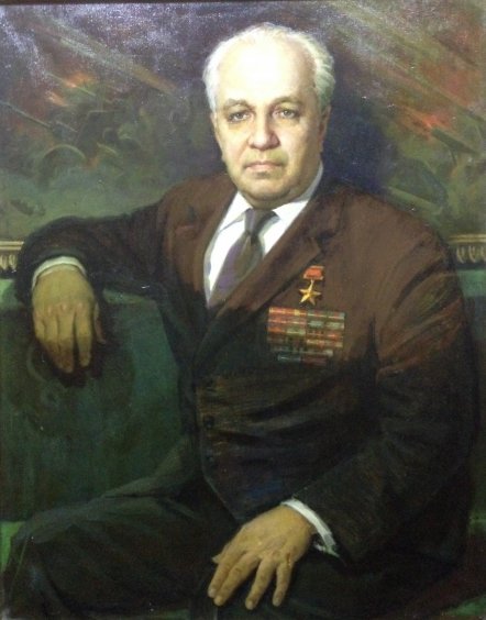 Портрет «Герой Советского Союза Кривокорытов П.Т.»-Семенов Александр Иванович
