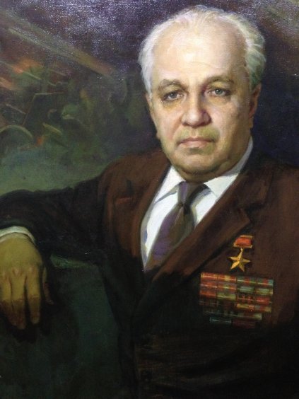 Портрет «Герой Советского Союза Кривокорытов П.Т.»-Семенов Александр Иванович