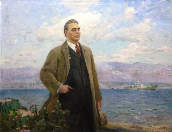 «На Малой Земле. Л.И. Брежнев» 1976 - Кривенко Михаил Ильич