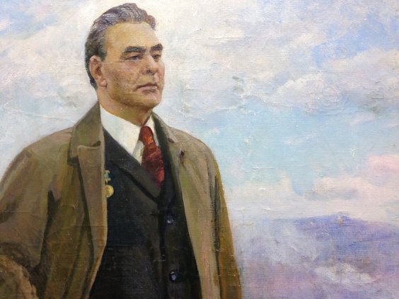 «На Малой Земле. Л.И. Брежнев»-Кривенко Михаил Ильич