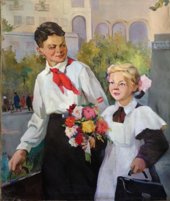 «Первый раз-в первый класс !» 1950 е гг. - Васецкий Григорий Степанович