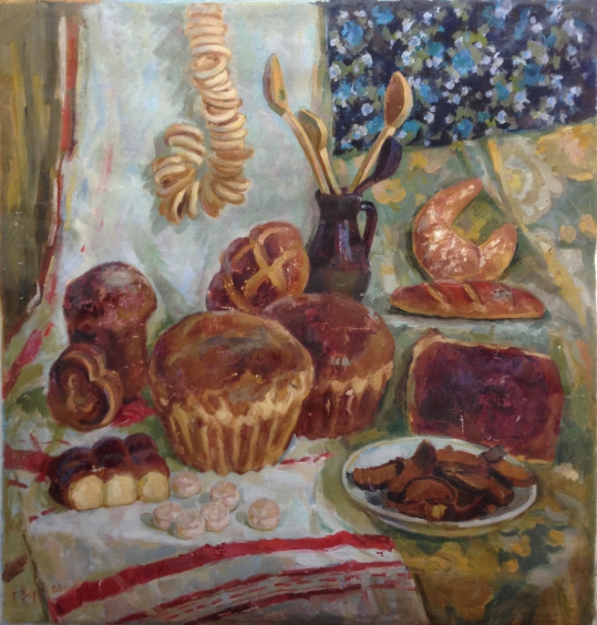 «Натюрморт с Хлебами» 1988 - Зоря Галина Денисовна