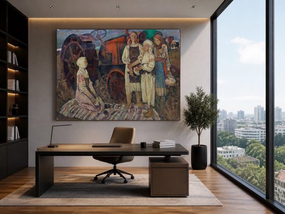 «Первое звено трактористок на Подолье. (Жмеринский район)»-Черный Михаил Никифорович