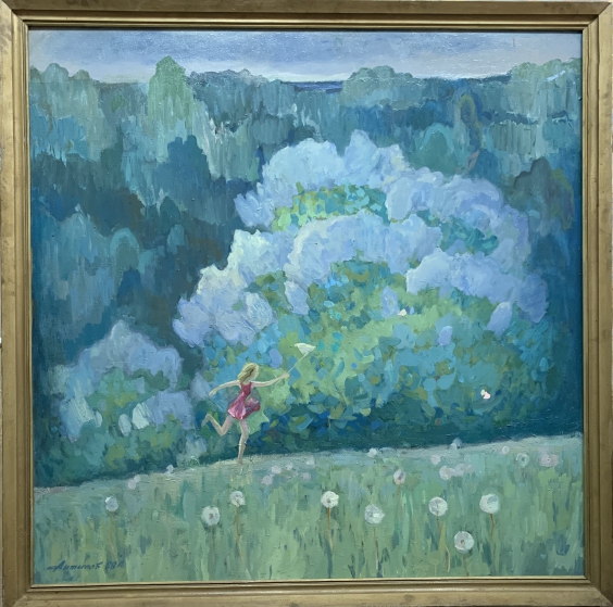 Пейзаж «Май»-Антипов Михаил Васильевич