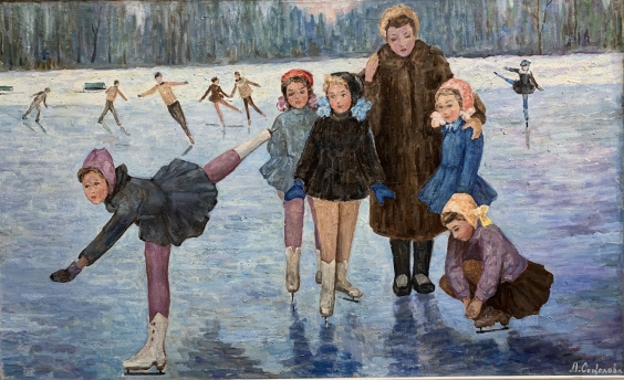 «Тренировка на льду. Динамо» 1970 е - Соколова Лилия Ивановна