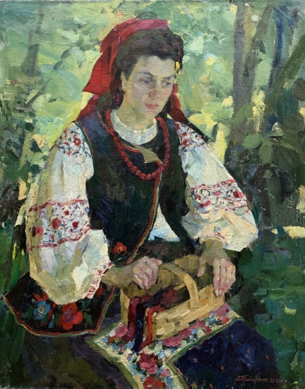 «Девушка с лентами. Портрет Аллы Холод» 1999-2001 - Титаренко Мария Анатольевна