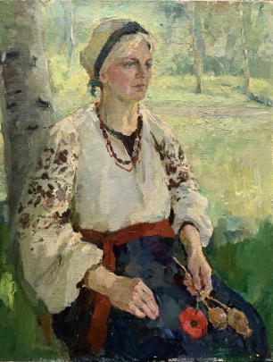 «Девушка в саду» 1993 - Титаренко Дарья Анатольевна
