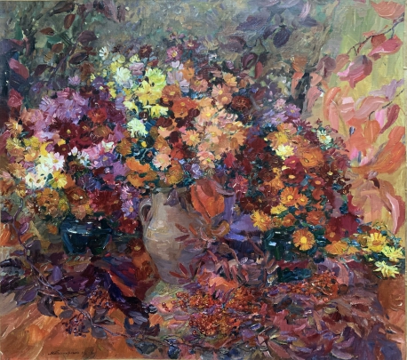 Натюрморт «Золотая Осень» 1996 - Титаренко Мария Анатольевна