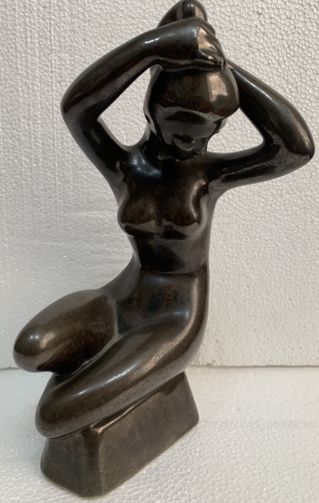 Декоративная статуэтка «Девушка» ЛКСФ 1970 е - Декоративная статуэтка «Девушка» ЛКСФ