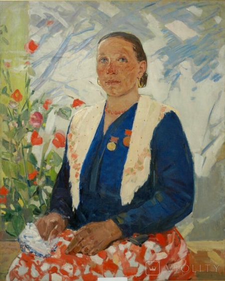 Портрет «Мария» 1979 - Капканец Тамара Никитична