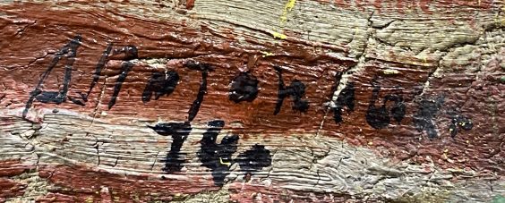 Натюрморт «Фрукты и цветы»-Потапенко Андрей Ильич