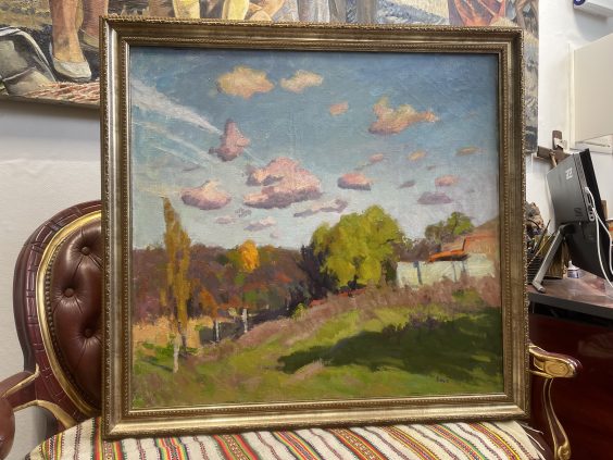 Пейзаж «Осенние тучки»-Янев Анатолий Никитович