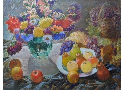 “Flowers and fruits” 1970 е - Lyashkov Anatoly Yakovlevich