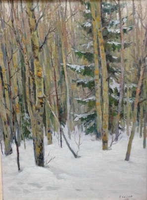 “Winter in the Forest” 1966 - Sysoev Nikolay Alexandrovich