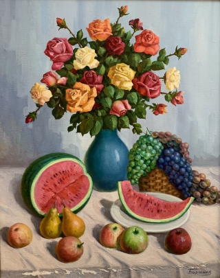 «Цветы и фрукты» 1970 е - Бортник Игорь Петрович