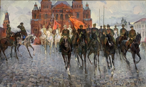 «Парад на Красной площади в 1920 году» 1978 - Эрлих Владимир Исаакович